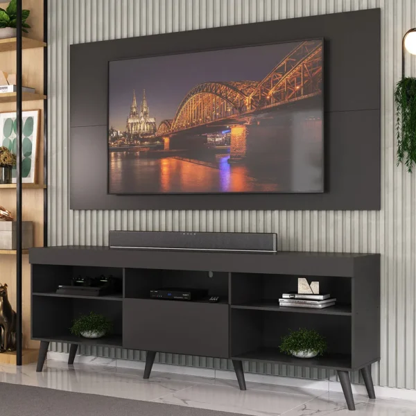 Rack com Painel TV 65" Retrô Flórida